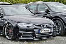 Spoilerschwert Frontspoilerlippe Cuplippe aus ABS Audi A4 S4 B9 S-Line mit ABE