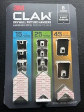 3M Claw Drywall Picture Hanger,Silver