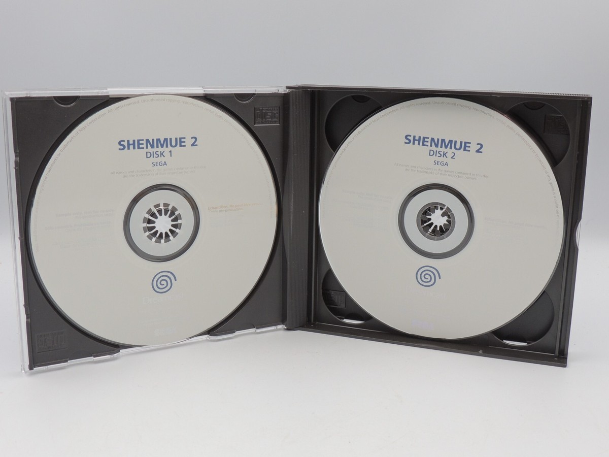 JEUX SEGA Dreamcast - Shenmue 2 - Promo/Press White Label - RARE ⭐ EUR 119,99 - FR