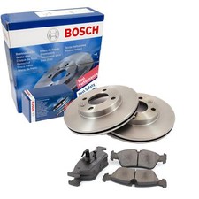 BOSCH Satz Bremsbeläge + Bremsscheiben belüftet hinten für Ford Mondeo I Turnier