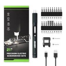 Small Electric Screwdriver Set JAKEMY Adjustable 3 Torque Cordless Screwdrive...