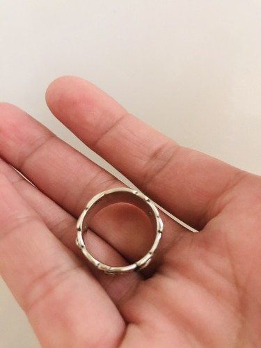 Vintage Modernist Sterling Silver 925 Ring - Picture 5 of 10