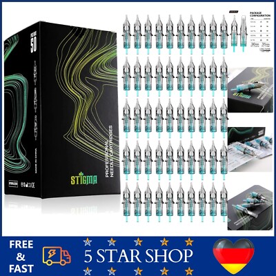 50 Stück Tattoo Nadeln Einweg Mixed 3RL 5RL 7RL 9RL 11RL EN02B-50KIT-E