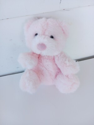 Vintage Applause Pink Bear With Rattle Sound Item#15122 Little Crumpets