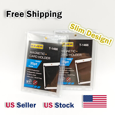 1/5/10/30/50 Magnetic Trading Sports Card Holders 35pt One-Touch UV Protection