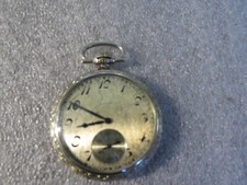 Art Deco 1925 Elgin Engraved Case Pocket Watch