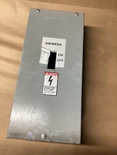 SIEMENS ITE CIRCUIT BREAKER ENCLOSURE E2N1S 100A 600V #106E127PR6*CO