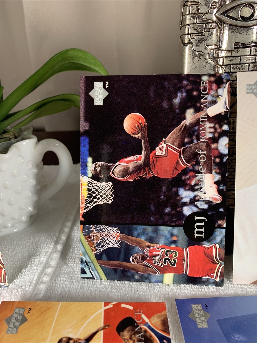 Michael Jordan 1994 Upper Deck Rare Air Jumbo Card Set #1-5 VG++ Shape