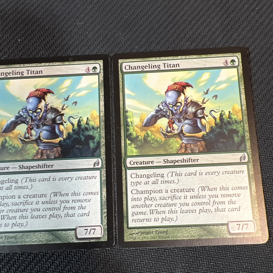 Changeling Titan Magic The Gathering Mtg Lorwyn Card 2 - Image 3 of 4