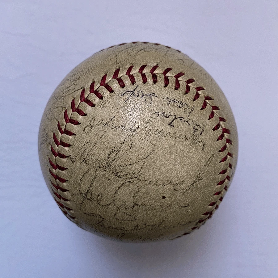 1937 Boston Red Sox Team Signed Baseball with Jimmie Foxx, Lefty Grove, Cronin - Image 4 of 4