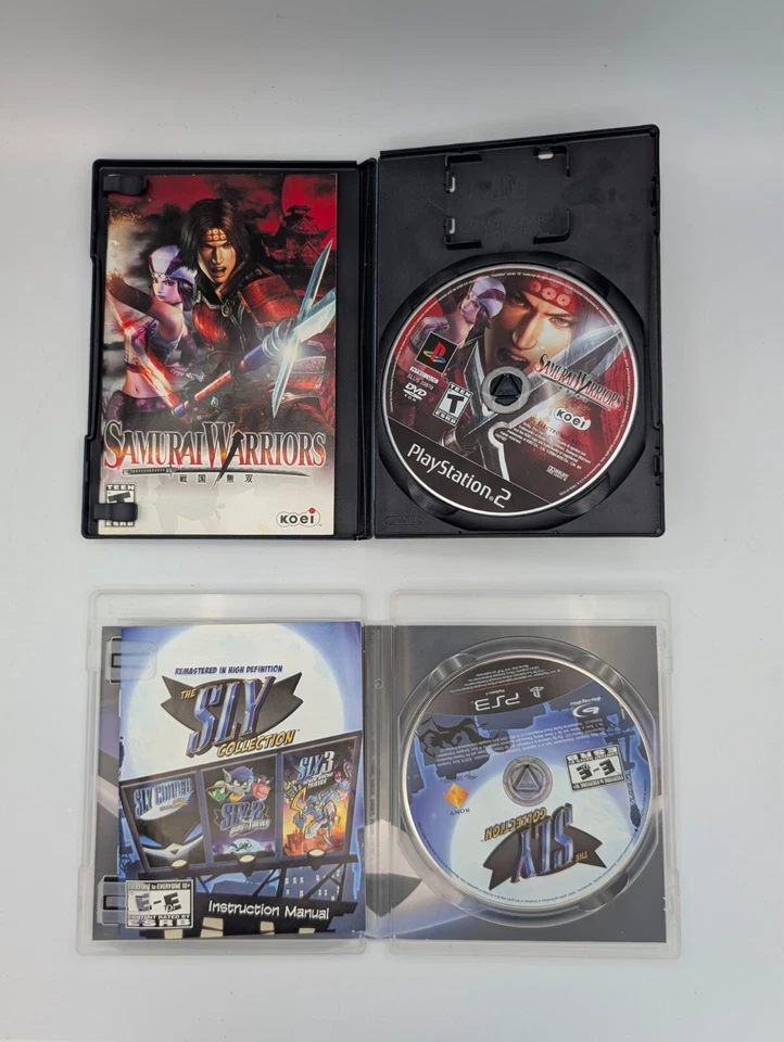 Lote de 2 Juegos PS2 y PS3 - PS2 Samurai Warriors - PS3 The Sly Collection Foto 3 de 4
