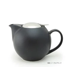 ZERO JAPAN Universal Teapot 1000cc BBN-06  Noble Black w/strainer Made in Japan