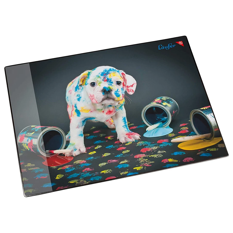Läufer Schreibunterlage Hund rutschfest Kinder Schreibtischunterlage 40x53cm