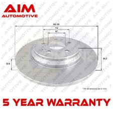 Brake Disc Rear AIM Fits Mercedes M-Class 1998-2005 + Other Models #2
