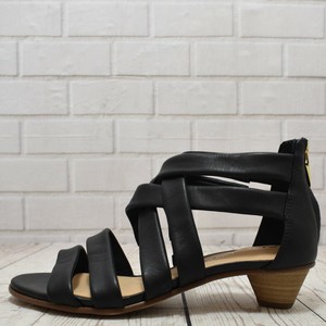 black low heel sandals uk