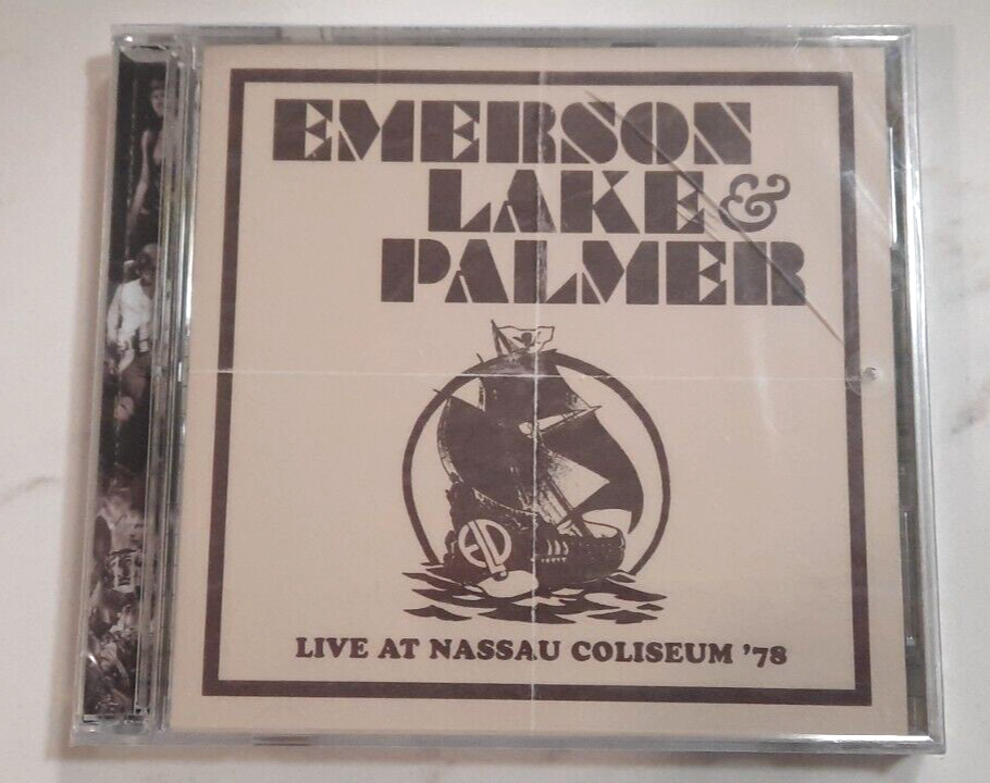 Emerson Lake & Palmer サイン入りCD Live At Nassau Coliseum '78 / Emerson, Lake & Palmer (2CD