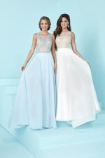 Tiffany Sky Blue Pageant Gala Gown Dress sz 8 NWT SALE