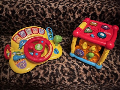 VTECH Set of BUSY LEARNERS ACTIVITY CUBE and Turn and