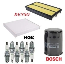 Tune Up Kit Air Cabin Oil Filters Spark Plugs For HONDA PILOT V6 3.5L 2009-2015