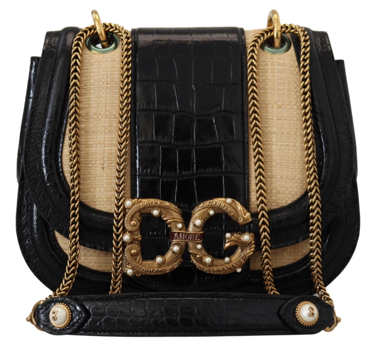 Black Dolce&Gabbana Leather Clutch Bag