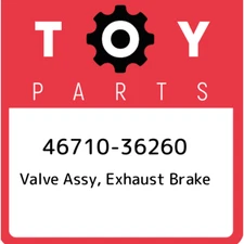 46710-36260 Toyota Valve assy, exhaust brake 4671036260, New Genuine OEM Part