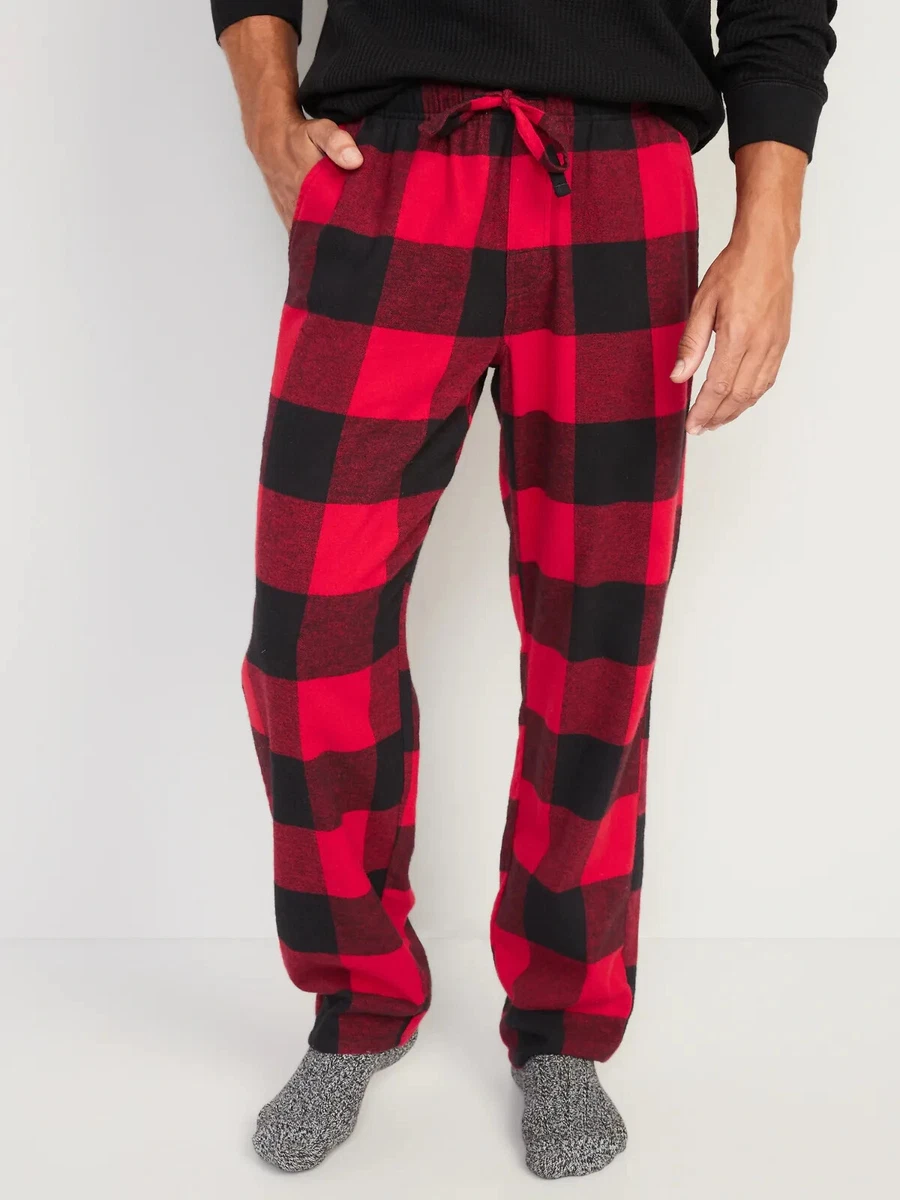 NWT Old Navy Red Buffalo Plaid Flannel Pajama Pants Sleep Lounge