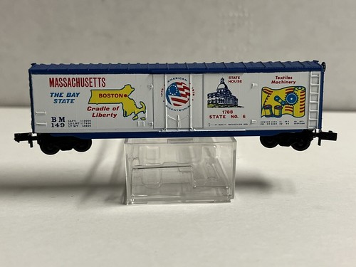 MICRO TRENES KADEE 38010 MASSACHUSETTS BICENTENARIO #149 50' CAJA ENCHUFABLE ESCALA N | Zustand: Used
