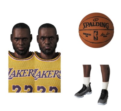 Medicom Toy MAFEX LEBRON JAMES LOS ANGELES LAKERS Action