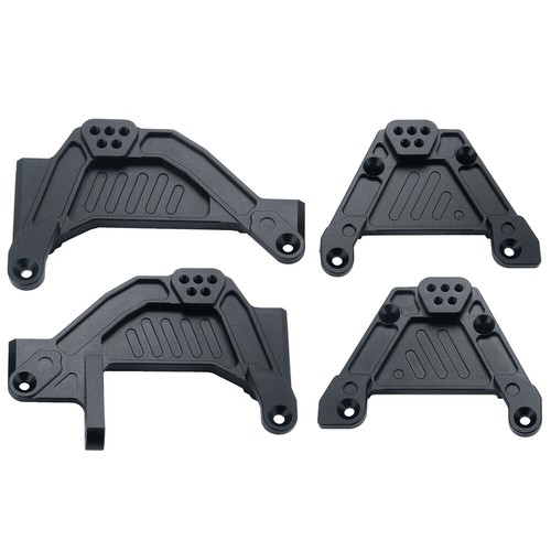 4 Stück/Set Alaun vorne & hinten Stoßdämpfer Türme Halterung für RC 1:6 Axial SCX6 Auto - Bild 2 von 5