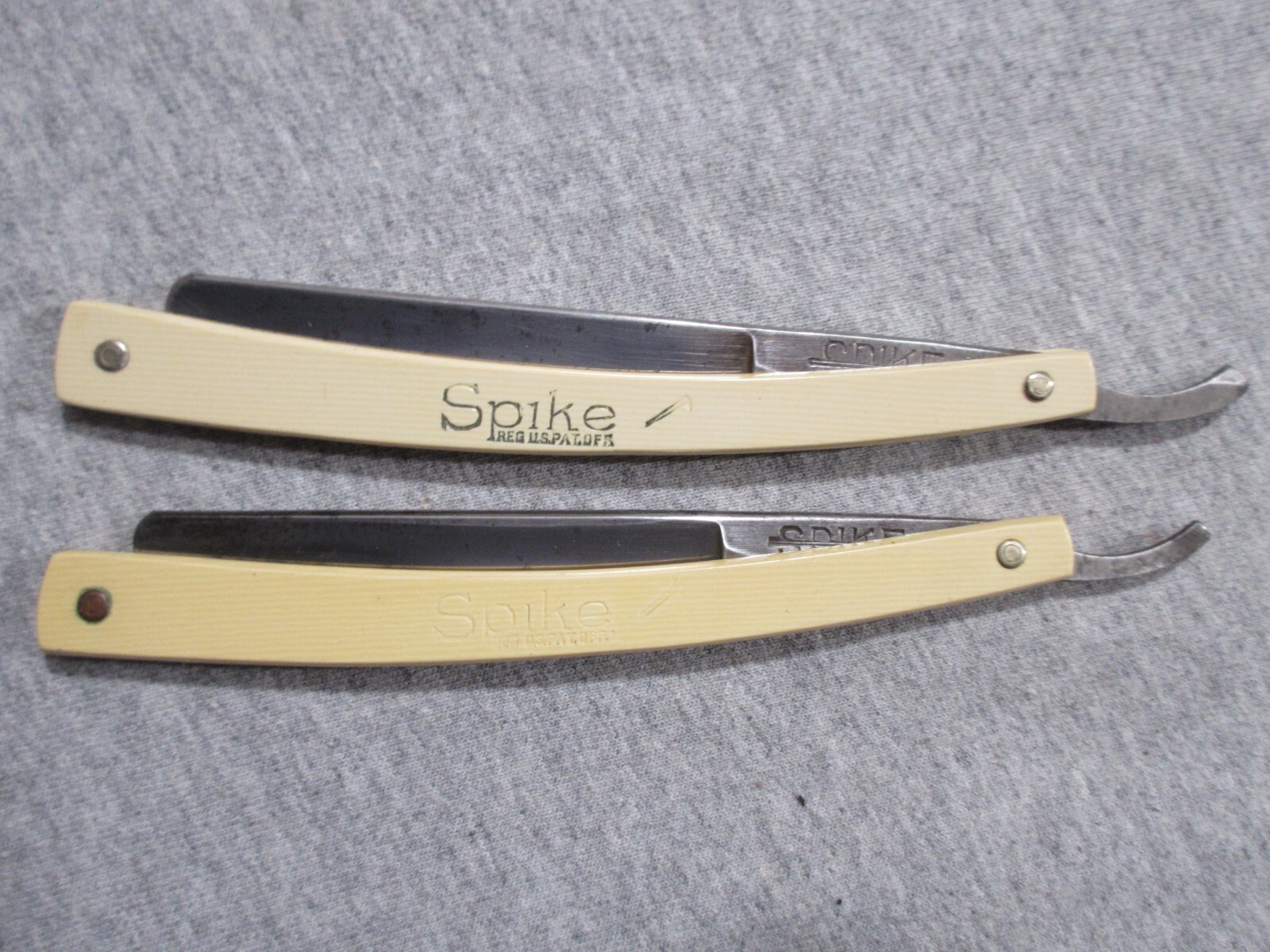 vintage Spike Union Cutlery Co straight razor 9/16 lot A eBay
