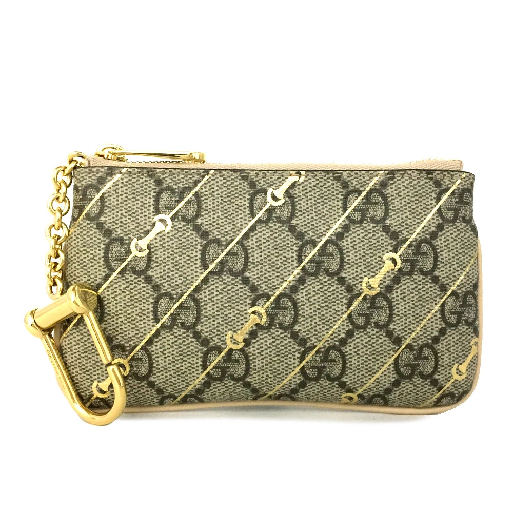 Porte monnaie portefeuille PVC suprême GUCCI Horse Bit GG jamais utilisé/6BD2020