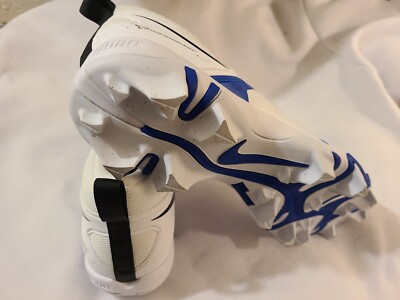 Nike Alpha Menace 3 Shark Football Cleats White Blue Men\'s Sizes CV0582-101 Nike Alpha Menace 3 Shark Football Cleats White Blue Men main image 4