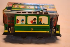 TRAMBINO TRAM TROLLEY REF 2125 BK 8/19 TOY METAL MADE IN GDR