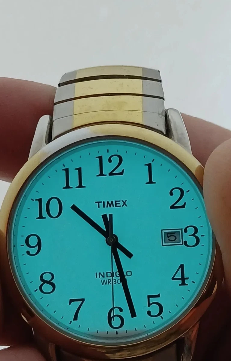Timex Men s Easy Reader Two Tone Stainless Steel Expansion Watch T2H311