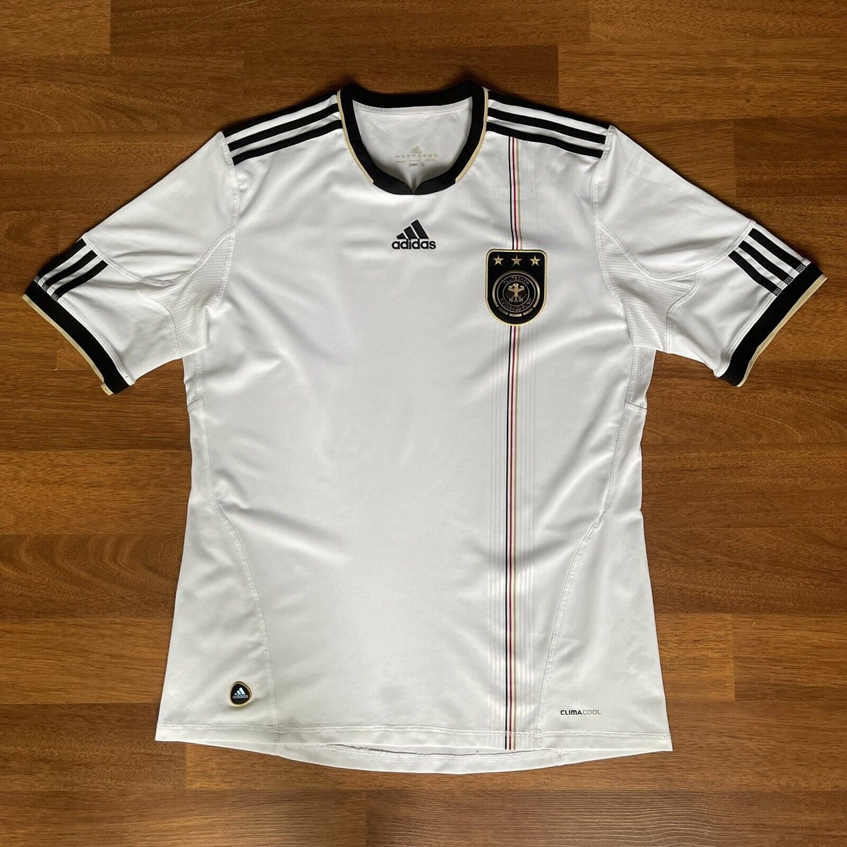 GERMANY ADIDAS 2010 WORLD CUP FOOTBALL SOCCER HOME JERSEY SIZE “L