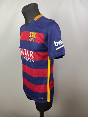 BARCELONA 2015 2016 HOME SHIRT FOOTBALL SOCCER JERSEY NIKE 658794