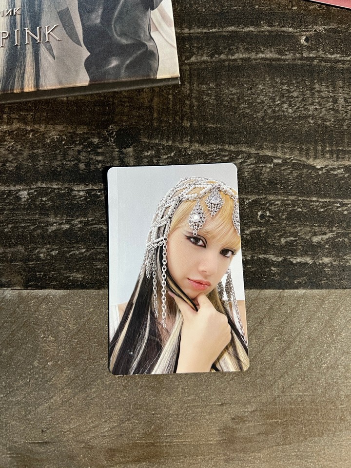 Blackpink Lisa Born Pink signed autographed Digiback brand new Pink ...
