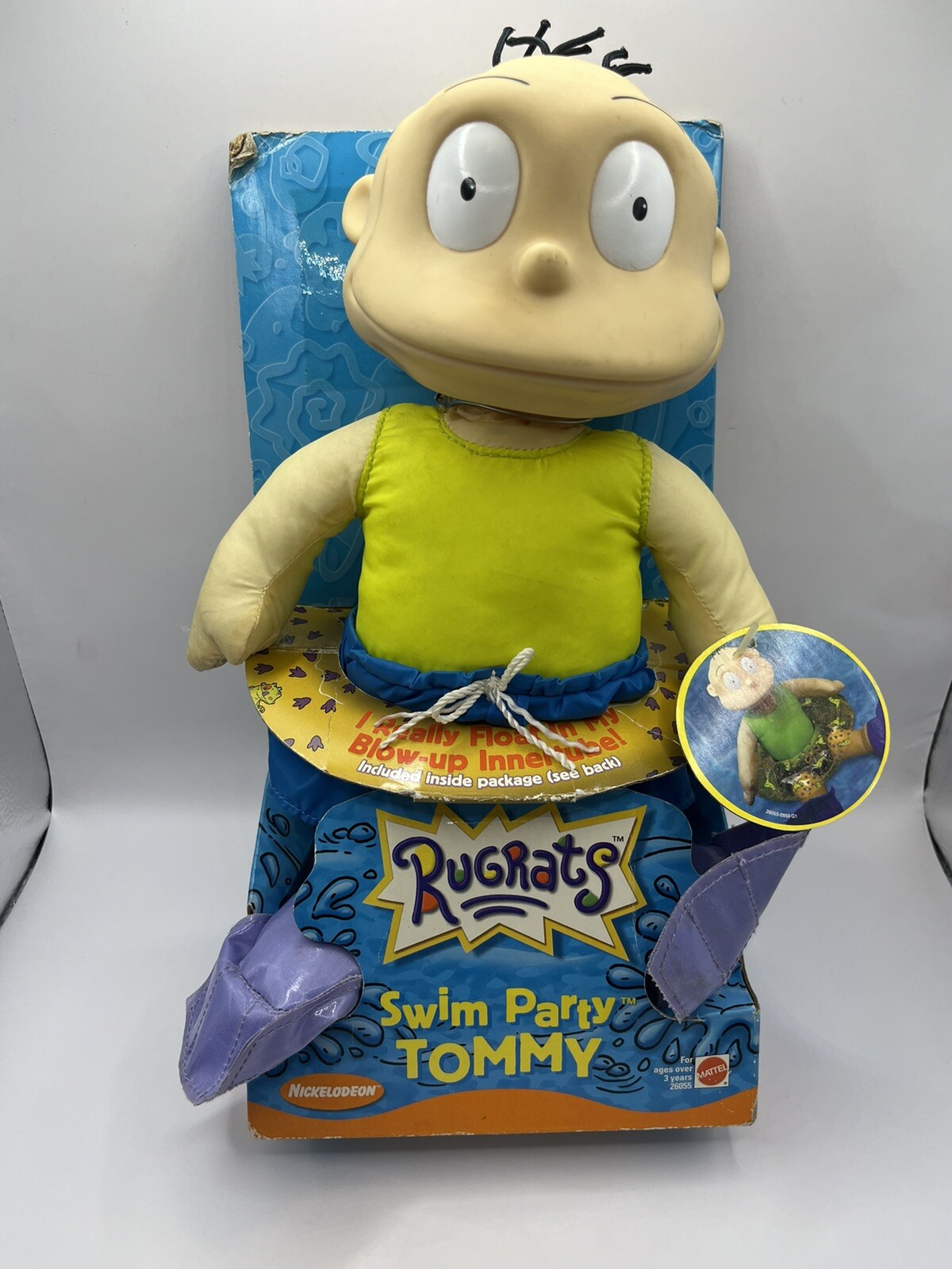 VTG Rugrats Swim Party Tommy Doll new in box 90s