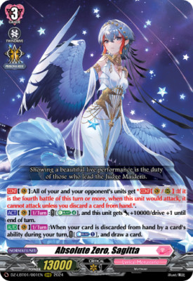 Cardfight Vanguard Vollkommene Zero, Sagitta DZ-LBT01/001EN Rrr Gefühlvoll