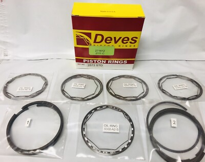 PISTON RING SET for 1993-1995 VOLVO 850 2572 STD DEVES 271612 NEW