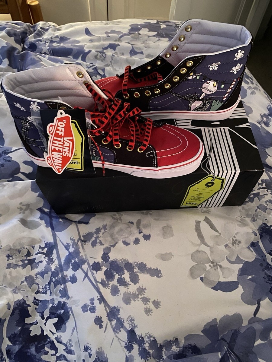 Size 8.5- VANS The Nightmare Before Christmas x Sk8- High 
