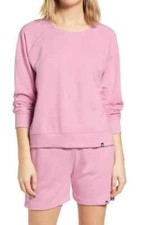 CIRCLE X NEW 35 Cozy Raglan Sleeve Sweatshirt Pink Lavender Small