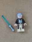 LEGO Star Wars Obi-Wan Kenobi Minifigure sw0552 With Blue Lightsaber Used — photo 2