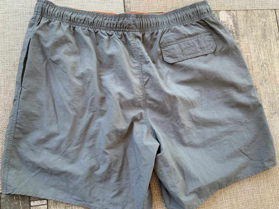 Bañador Islander talla L para hombre gris malla forrado bolsillos cordón Foto 3 de 4
