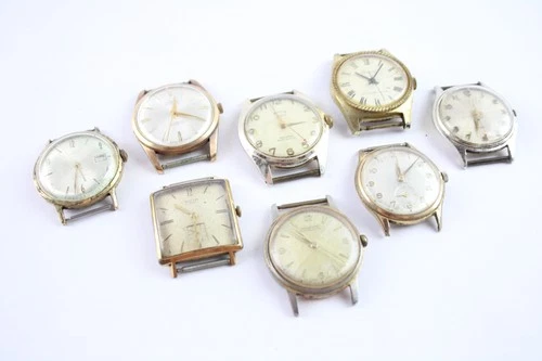 Vintage Mechanical Watches Smiths Lucerne Avia Timex Cimier SPARES/REPAIRS x 8