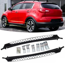Side Steps For Kia Sportage 2010-2015 OE Style Running Boards Pair Aluminum UK