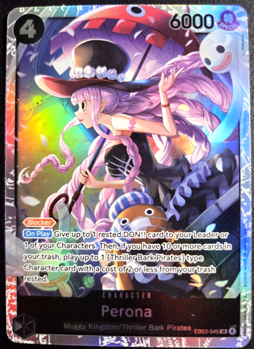 Perona EB03-045 SR ONE PIECE Tcg NM Black | eBay