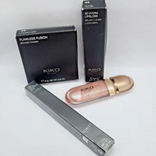 KIKO Milano Makeup Set Flawless Bronzer 05 3D Lipgloss 43 Eyeshadow Stick 19
