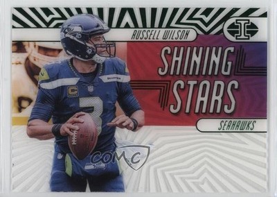 2019 Panini Illusions Shining Stars Green 80/149 Russell Wilson #20 0t02