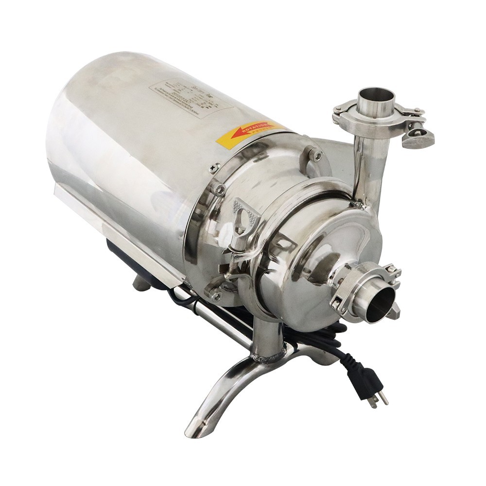 110V Food Grade Centrifugal Pump Sanitary Beverage PUMP 3T/h 304 Stainless Steel